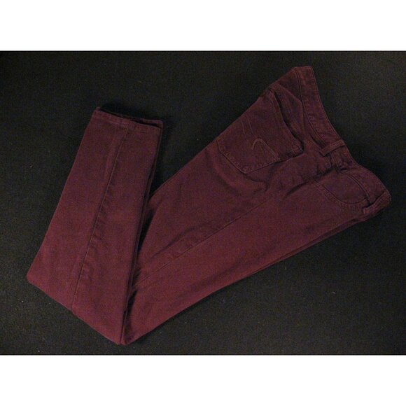 AMERICAN EAGLE Womens Jegging Jeans Purple Brown Sz 6 Stretch Regular Skinny - Picture 5 of 10